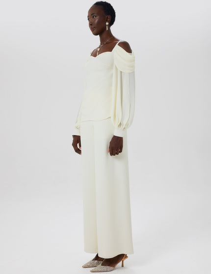 Phoenix Ivory Off-Shoulder Co-Ord Set Left Side View