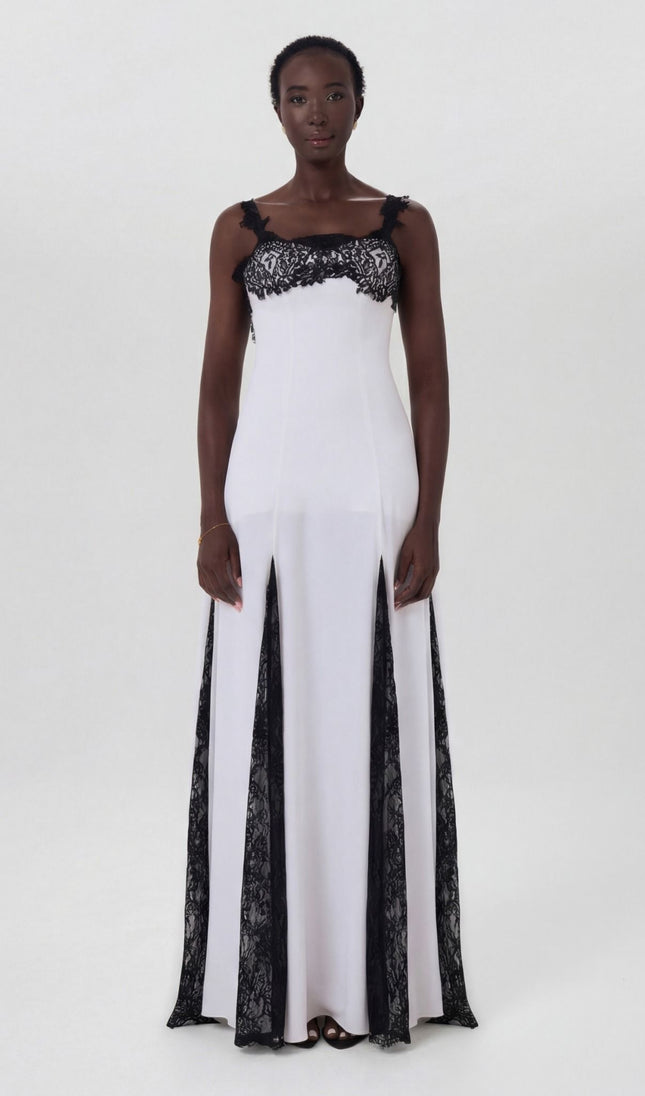 Promise Dress Elegant Floor-Length Gown Front View